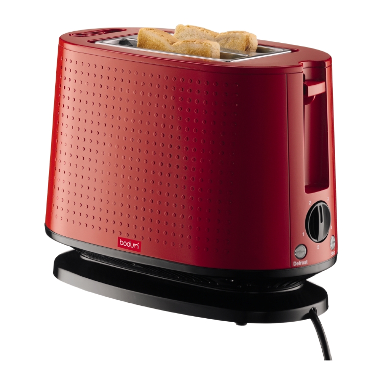 Bodum Høj Toaster BISTRO, Rød Brødrister Hjem.dk