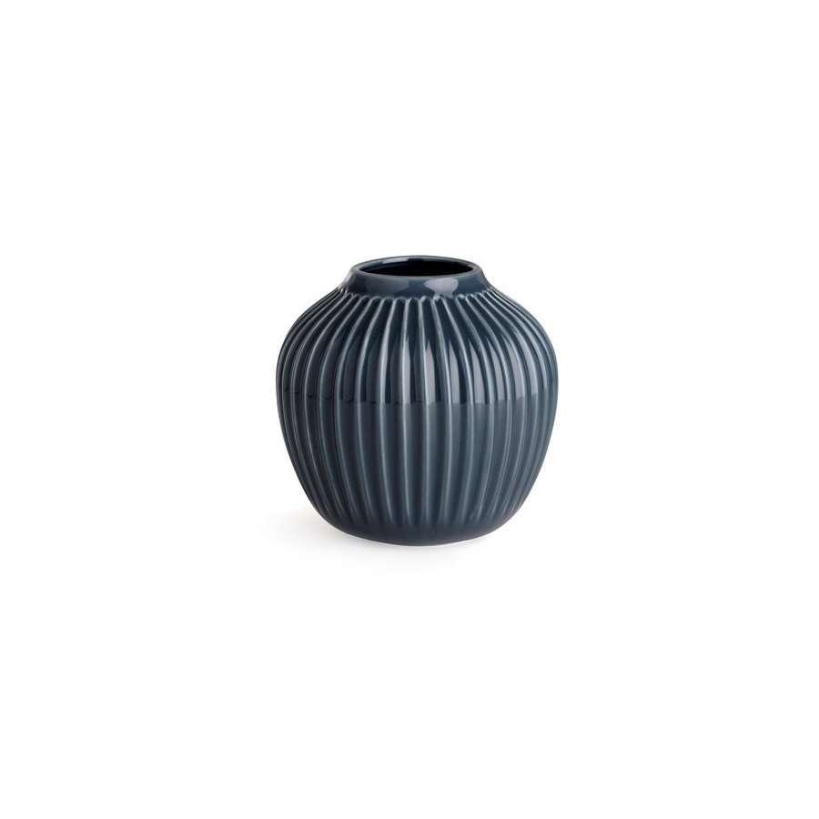 Kahler Hammershoi Vase 12 5cm Antracitgra Vaser Hjem Dk