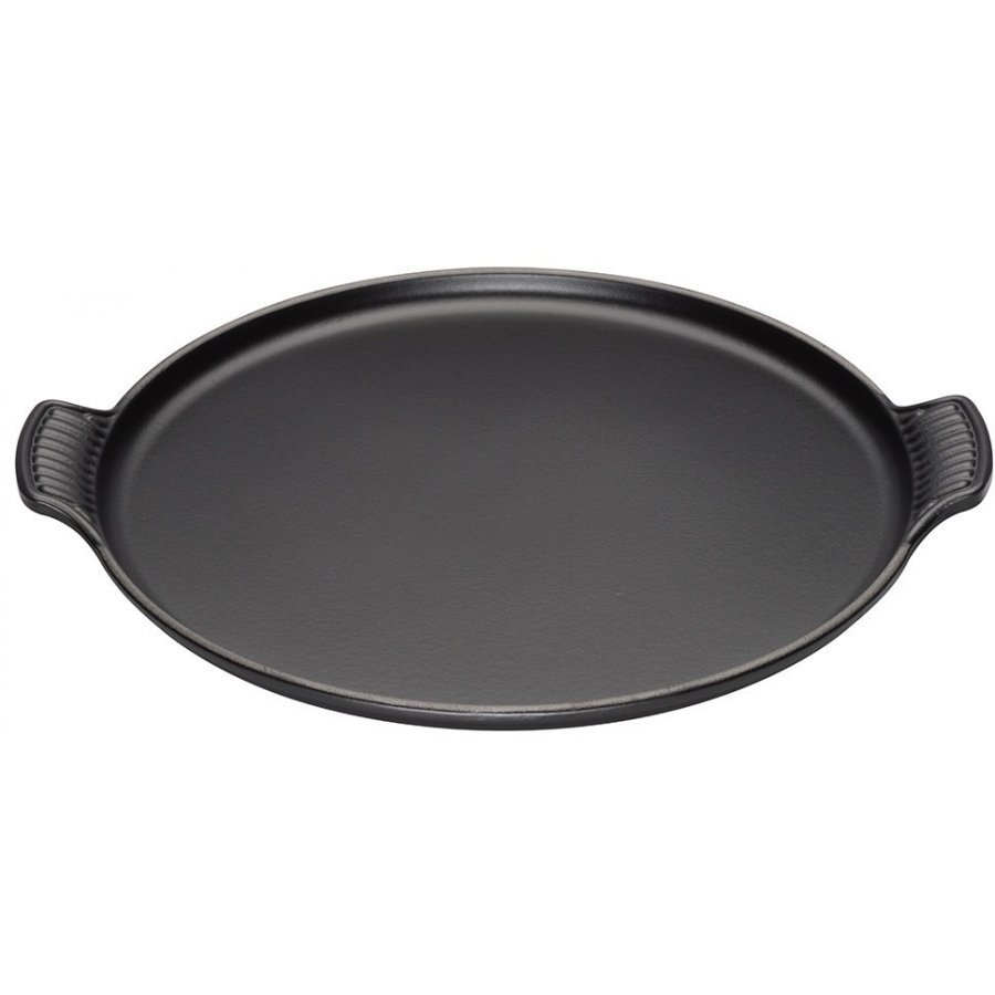 Le Creuset Pizza/stegeplade 32 cm, Mat Sort Stegepande Hjem.dk