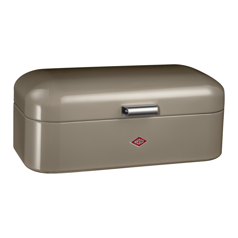 Wesco single grandy retro design brotkasten brotbox mandel